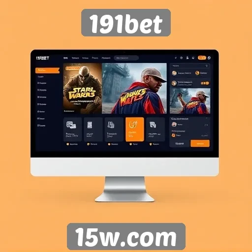 Interface e usabilidade do site 191bet